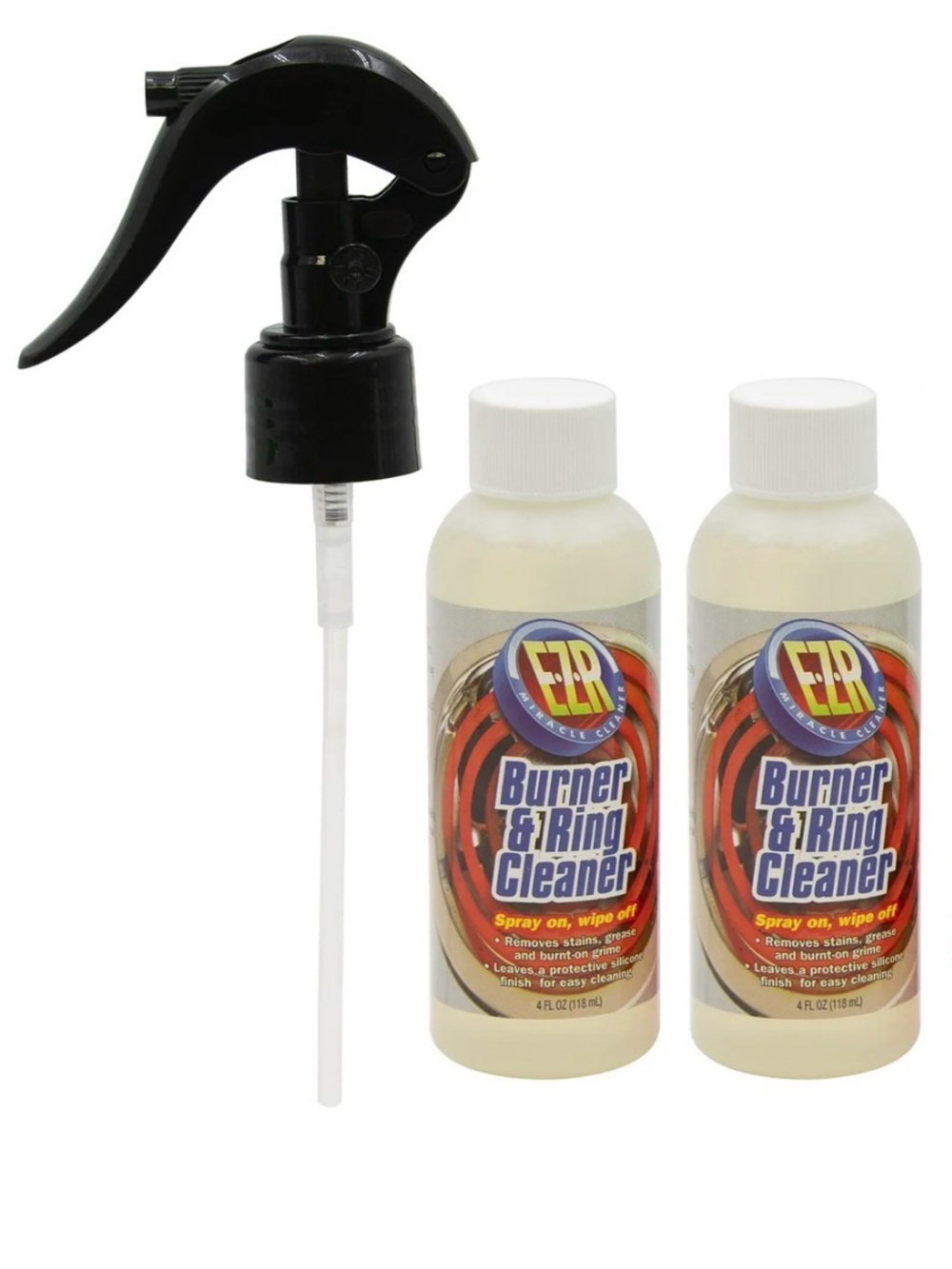 EZ-R Brake Cleaner - Burner & Ring Cleaner (2 Bottles)